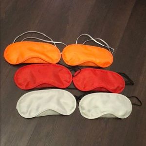 NWOT Bundle of 6 Assorted Color Eye Masks